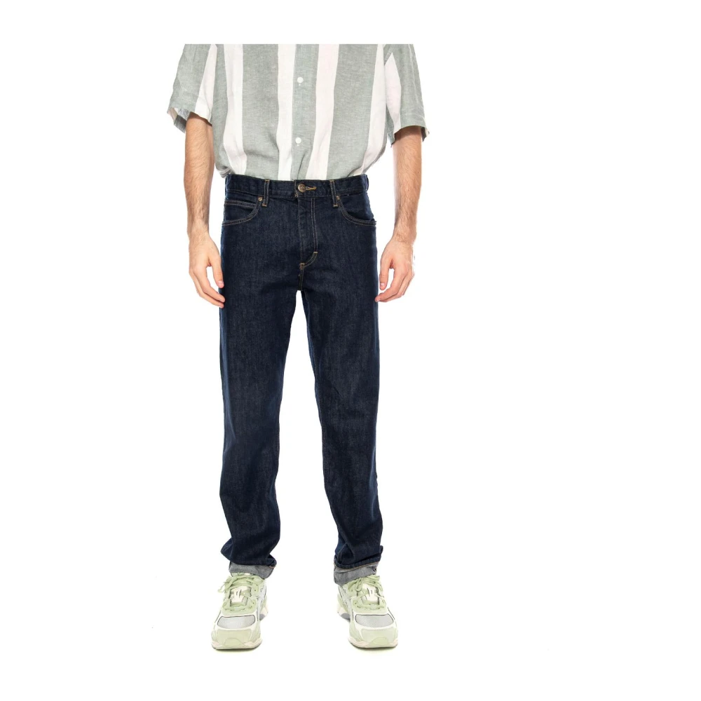 Lee Men's Blue Straight Jeans - Straight Fit Jeans - W31 L32 - Jeans