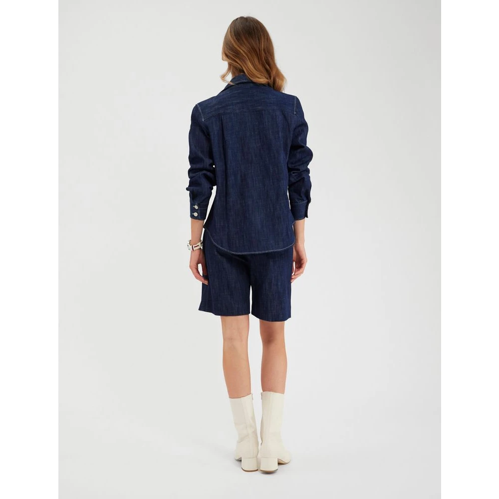 Ines De La Fressange Paris Blouses & Shirts Blue Dames