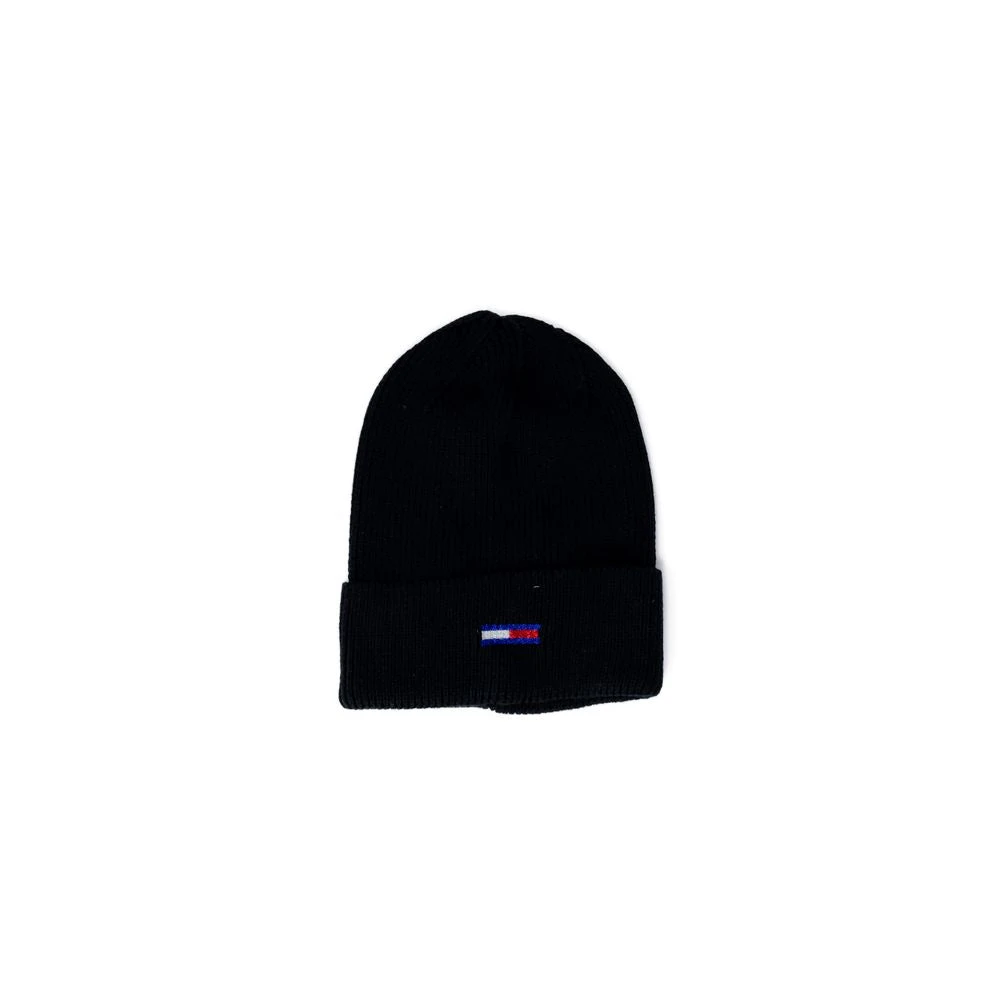 Tommy Jeans Zwarte Biologische Katoenen Dames Sjaal Black Dames