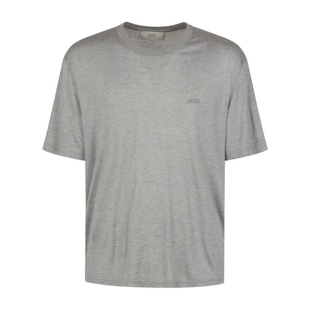 Ami Paris Uomo Grigio Top, M, New,