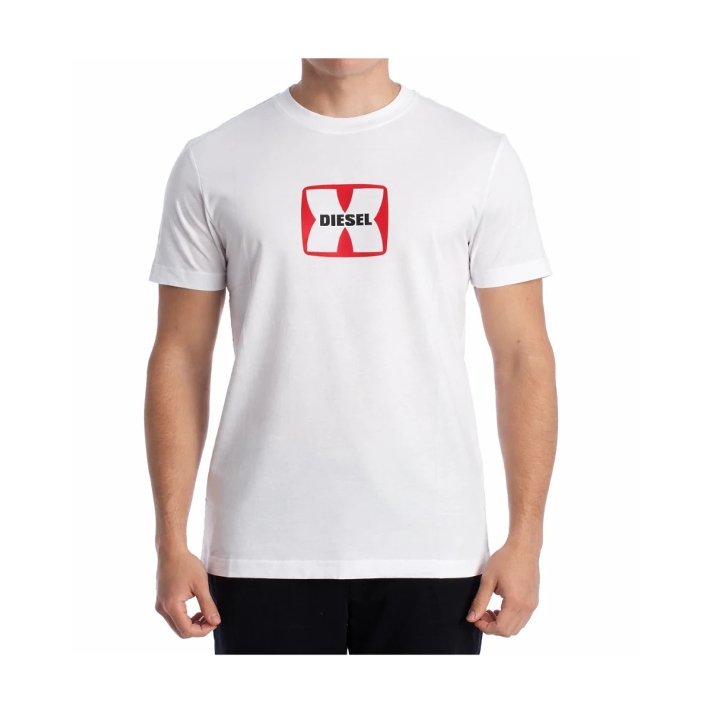 Diesel Uomo Bianco Top, 2XL, New,