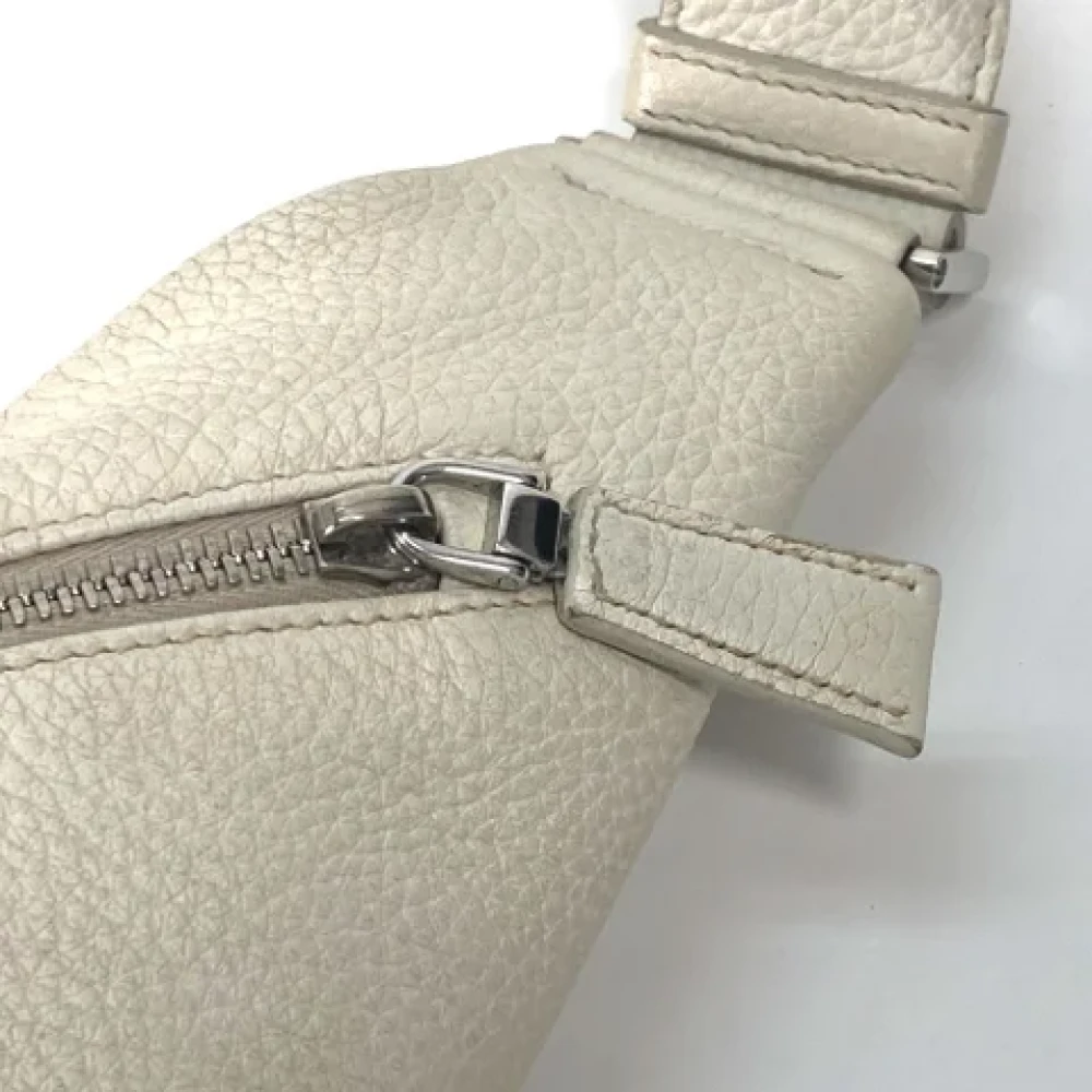 Prada Vintage Pre-owned Leather prada-bags White Heren