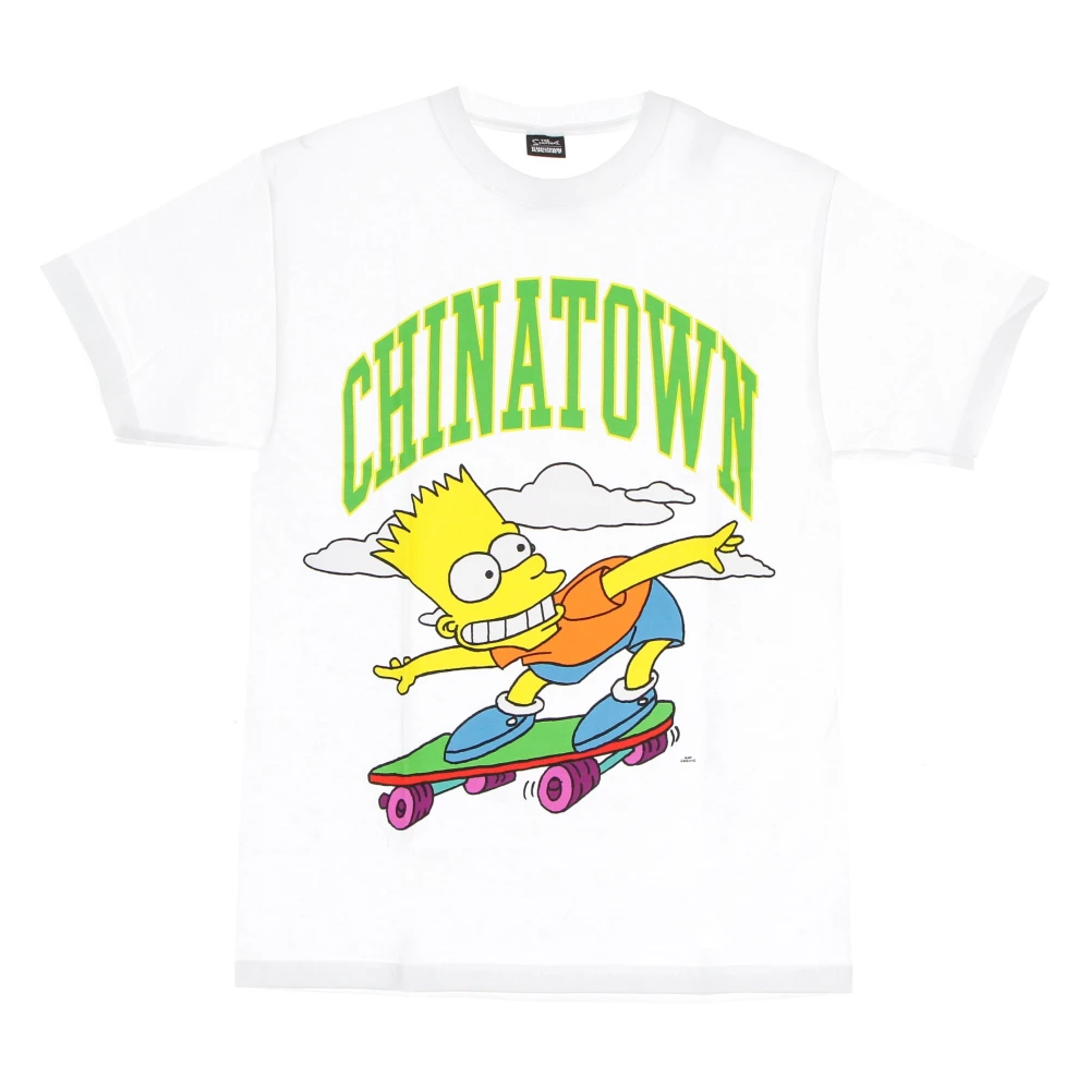 Market Men's White Simpsons Arc Tee T-Shirt - T-Shirts - Xl - Tops