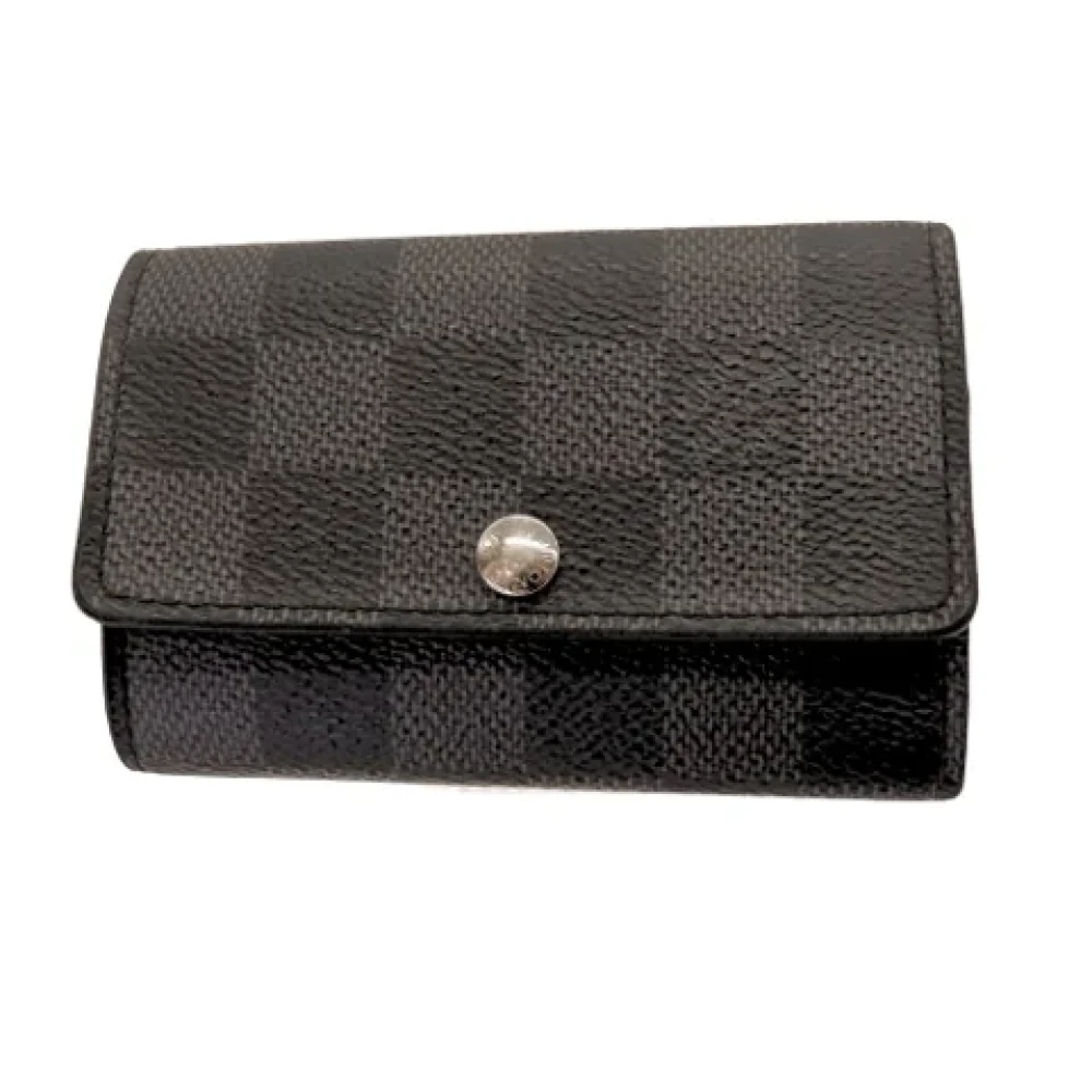 Louis Vuitton Vintage Pre-owned Canvas key-holders Black Dames