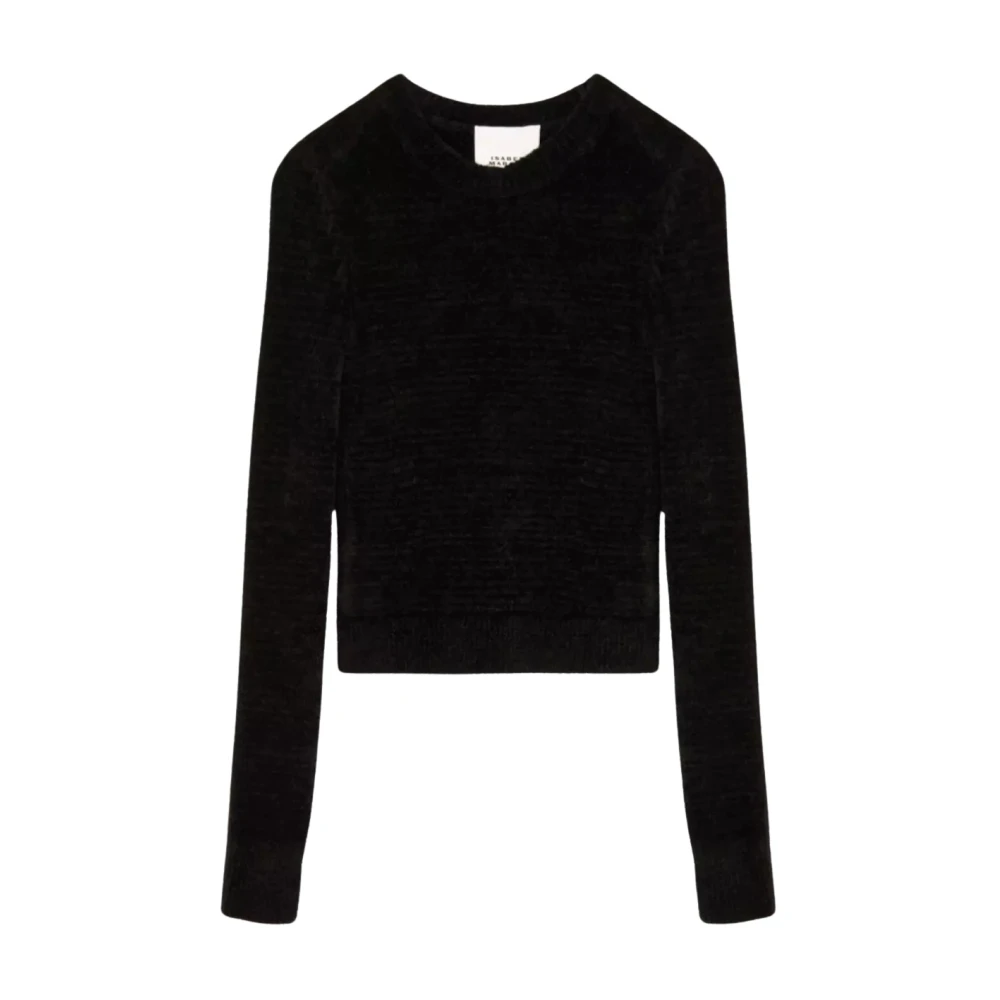 Isabel marant Zwarte Panila Trui Ronde Hals Black Dames