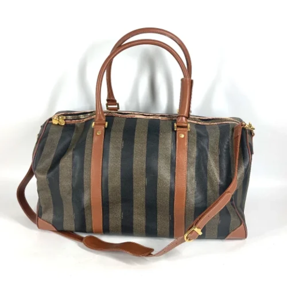 Fendi Vintage Pre-owned Canvas fendi-bags Brown Dames