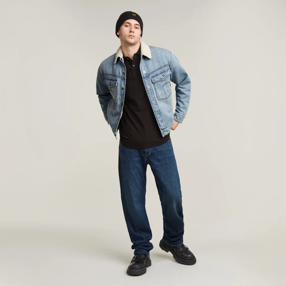 G-Star Regular Straight Fit Stretch Denim Jeans Blue Heren