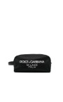 black-nylon-white-logo-toiletry-bag