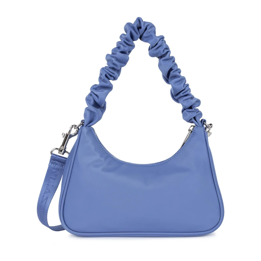 Lancaster Blauwe Rits Basic Baguette Chouchou Blue Dames