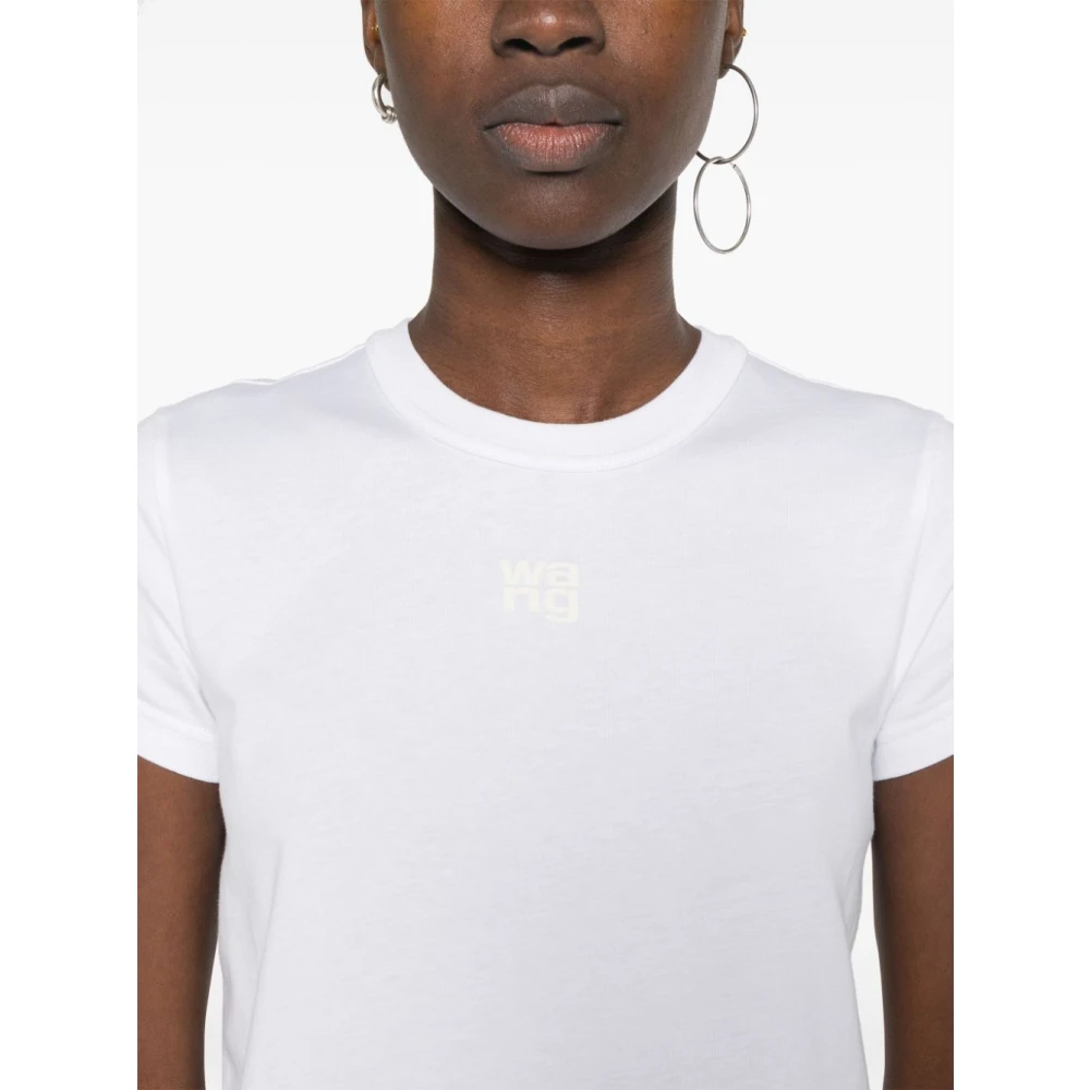 alexander wang Bianco T-shirts & Polo's voor vrouwen White Dames