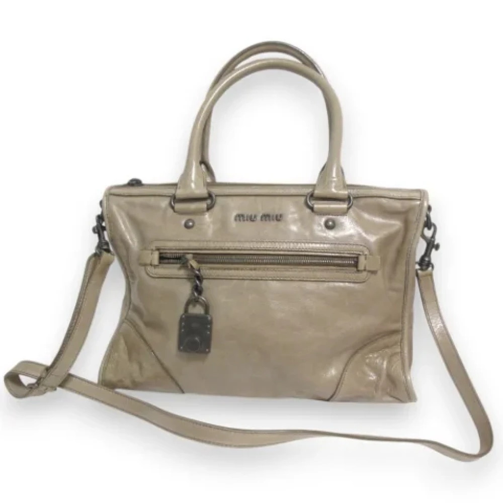 Pre-owned > Pre-owned Bags > Pre-owned Tote Bags - - Miu Miu Pre-owned - Modalova