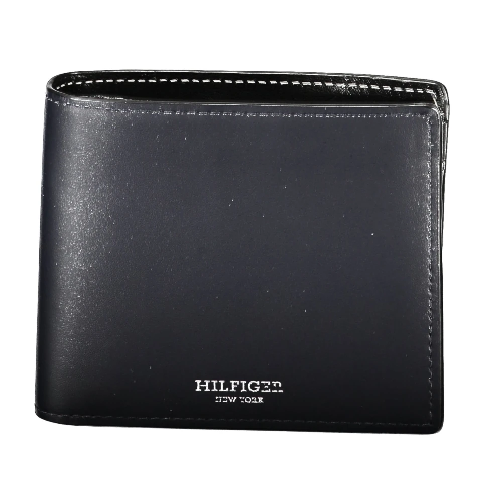 Tommy Hilfiger Heren Blauwe Portemonnee met Contrastdetails Blue Heren