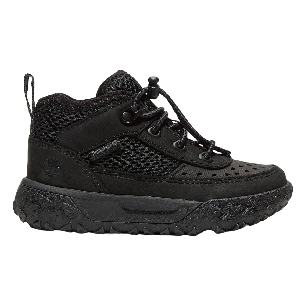 Timberland Boys Black Greenstride Motion 6 Mid Lace-Up Trainers - Kids Boots - 34 Eu - Kids