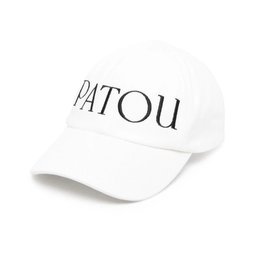 Patou Logo-geborduurde baseballpet White Dames
