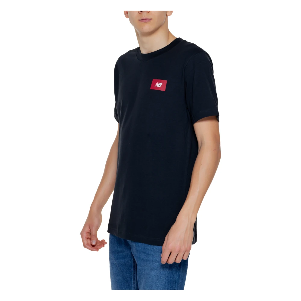 New Balance Heren T-shirt Lente Zomer Collectie Black Heren