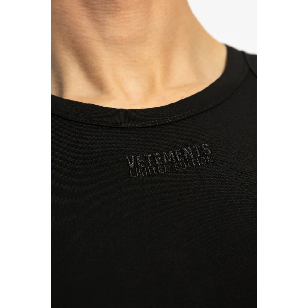 Vetements Logo top Black Heren