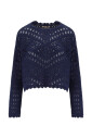 pull-en-macrame-bleu-avec-plaque-logo