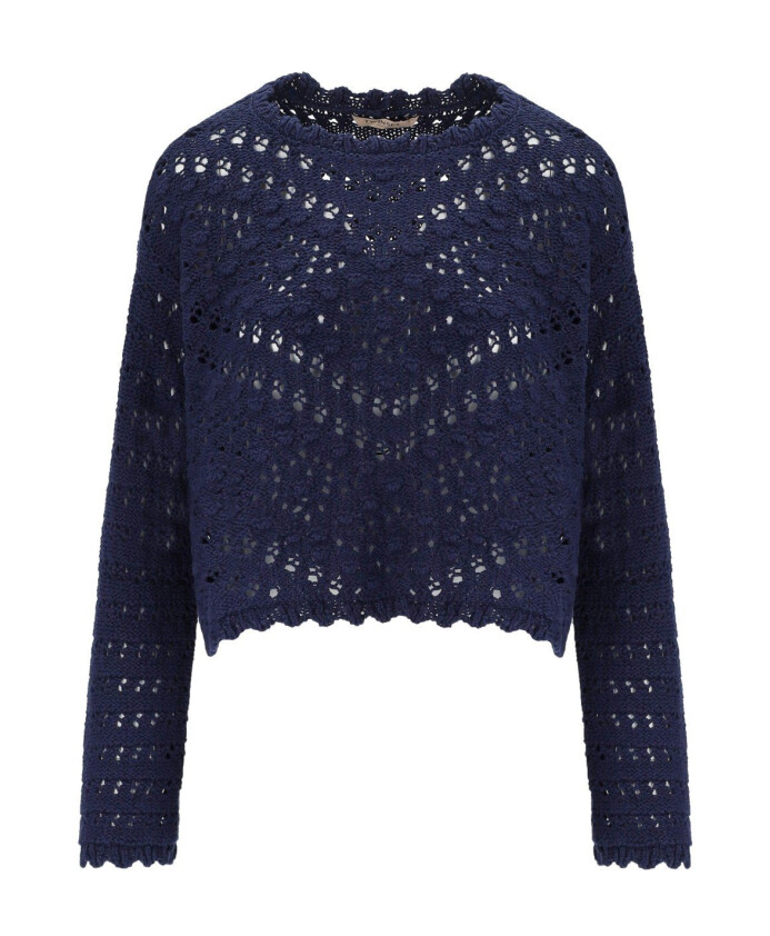 pull-en-macrame-bleu-avec-plaque-logo