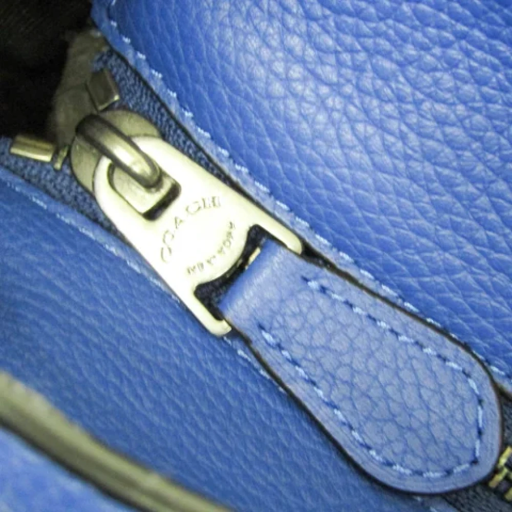 Coach Pre-owned Leather totes Blue Dames