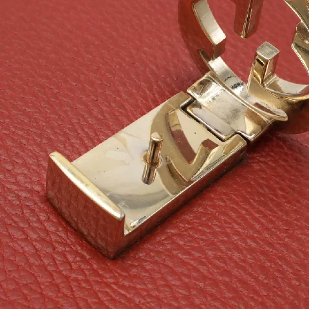 Gucci Vintage Pre-owned Leather gucci-bags Red Dames