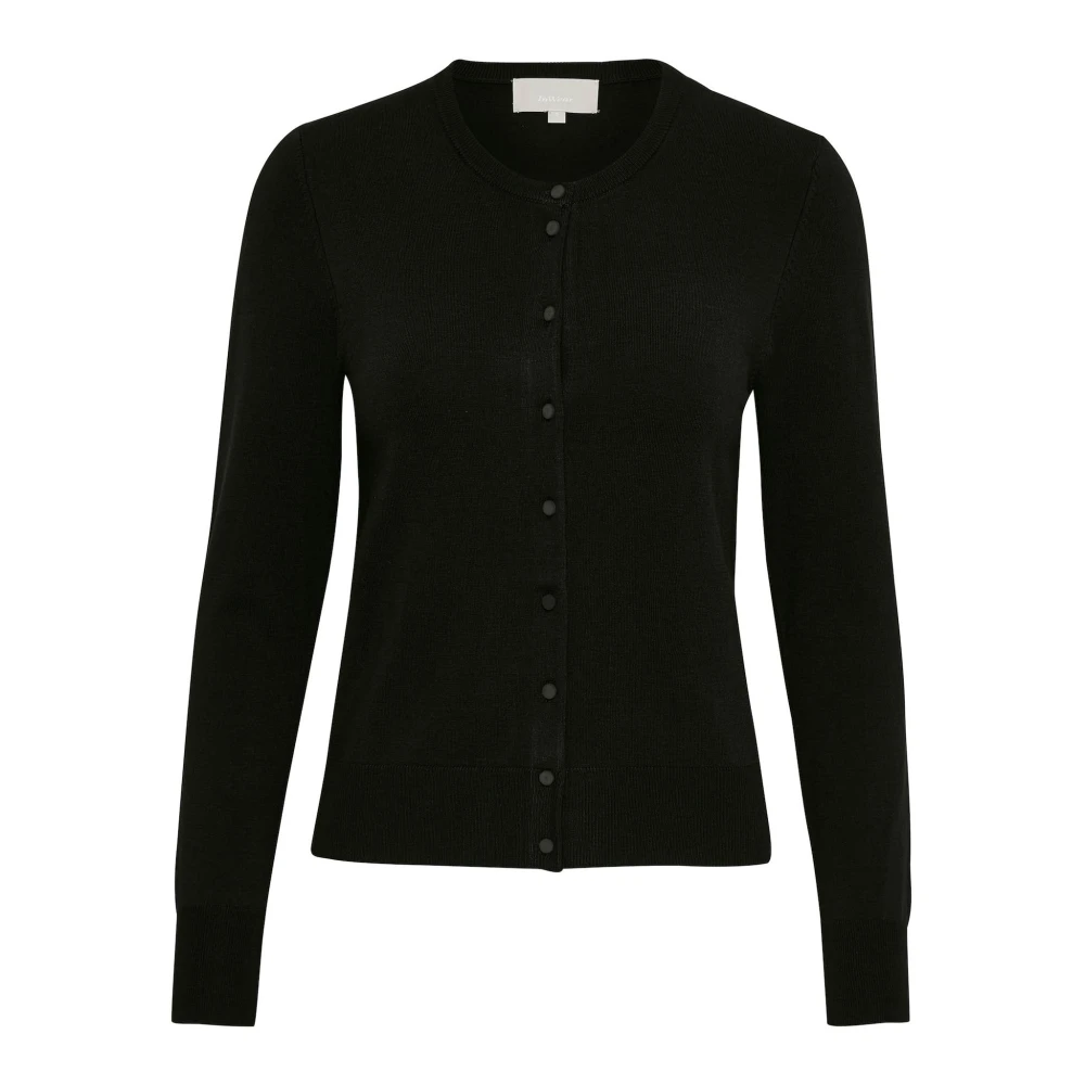 Inwear Women's Black Cardigans, Xs, Cardigan With Button Closure