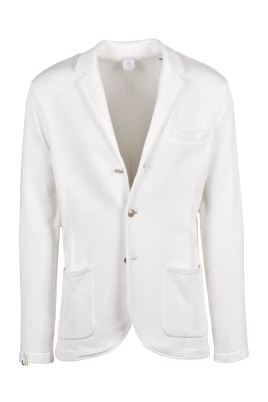 Blazer i stickat material