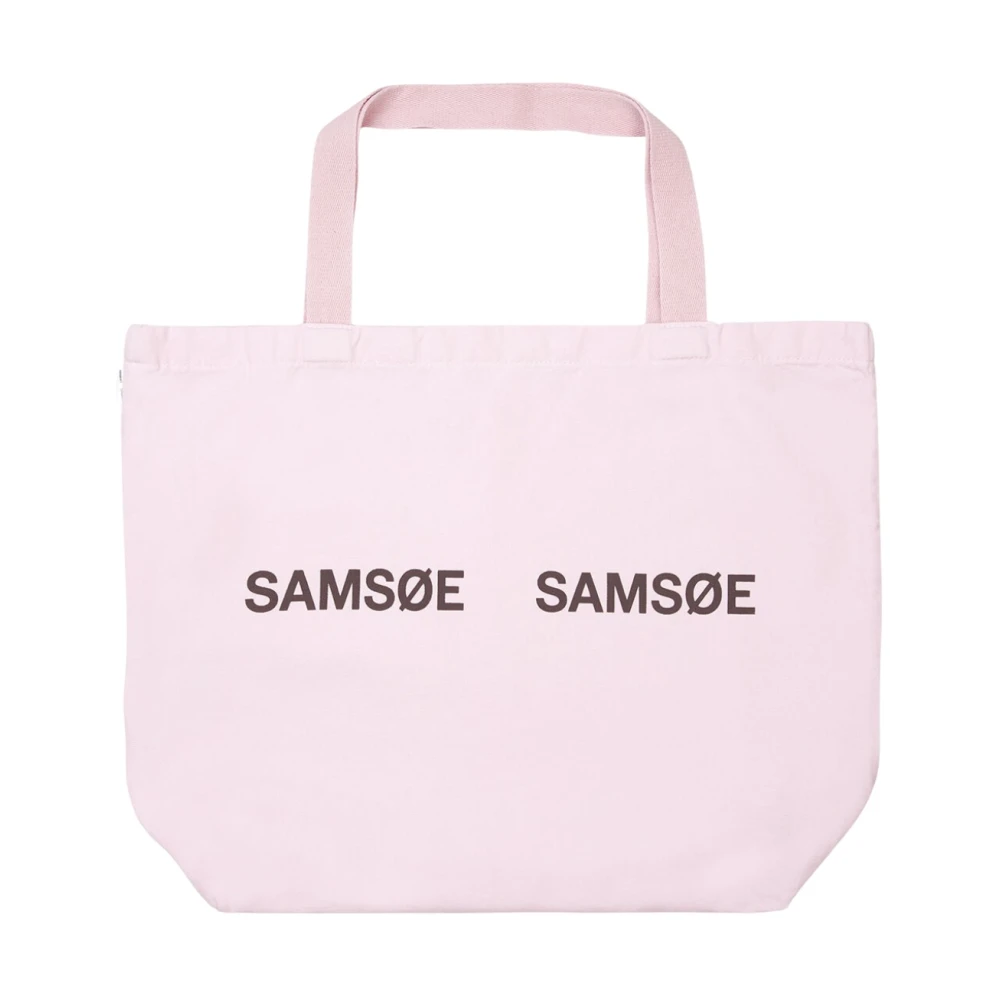 Samsøe Canvas Shopper Tas Pink Dames