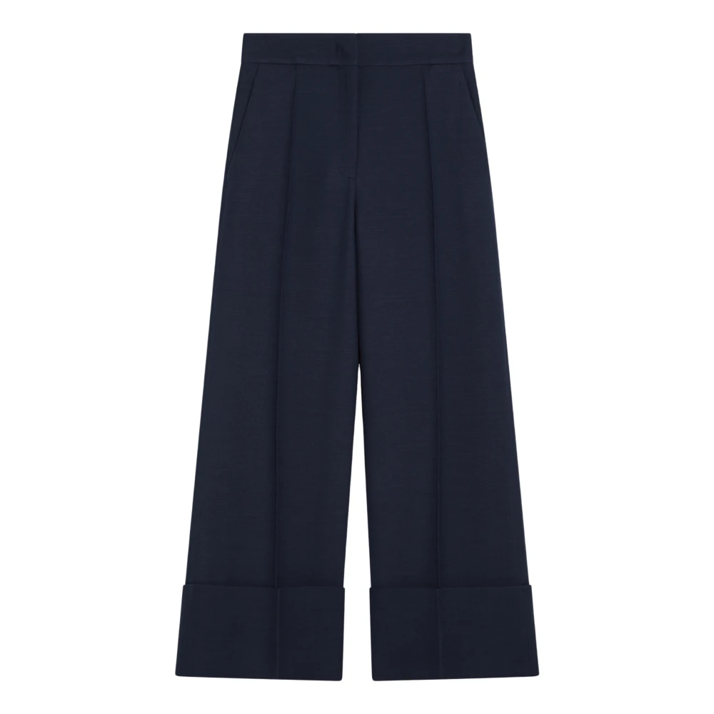 Valentino Garavani Wijde broek Blue Dames