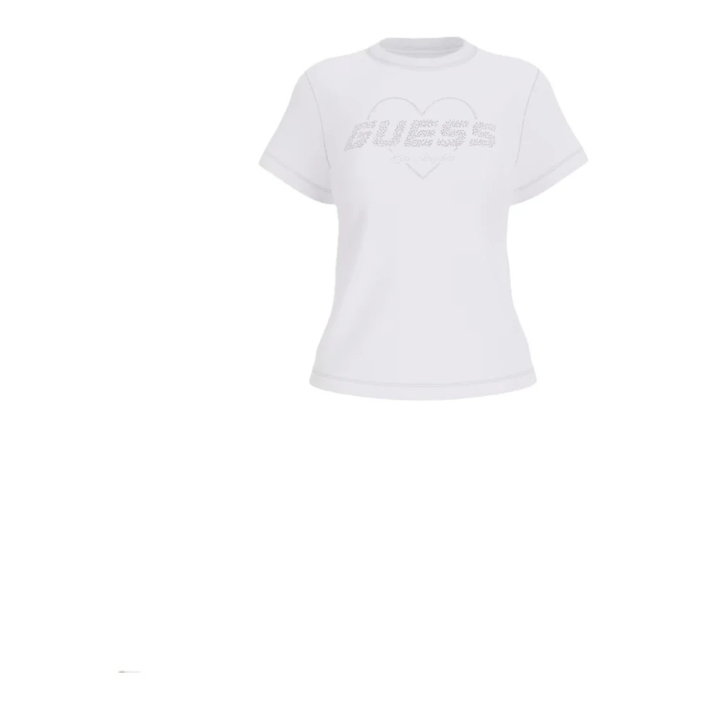 Guess - Tops > T-Shirts - White - Guess - Modalova