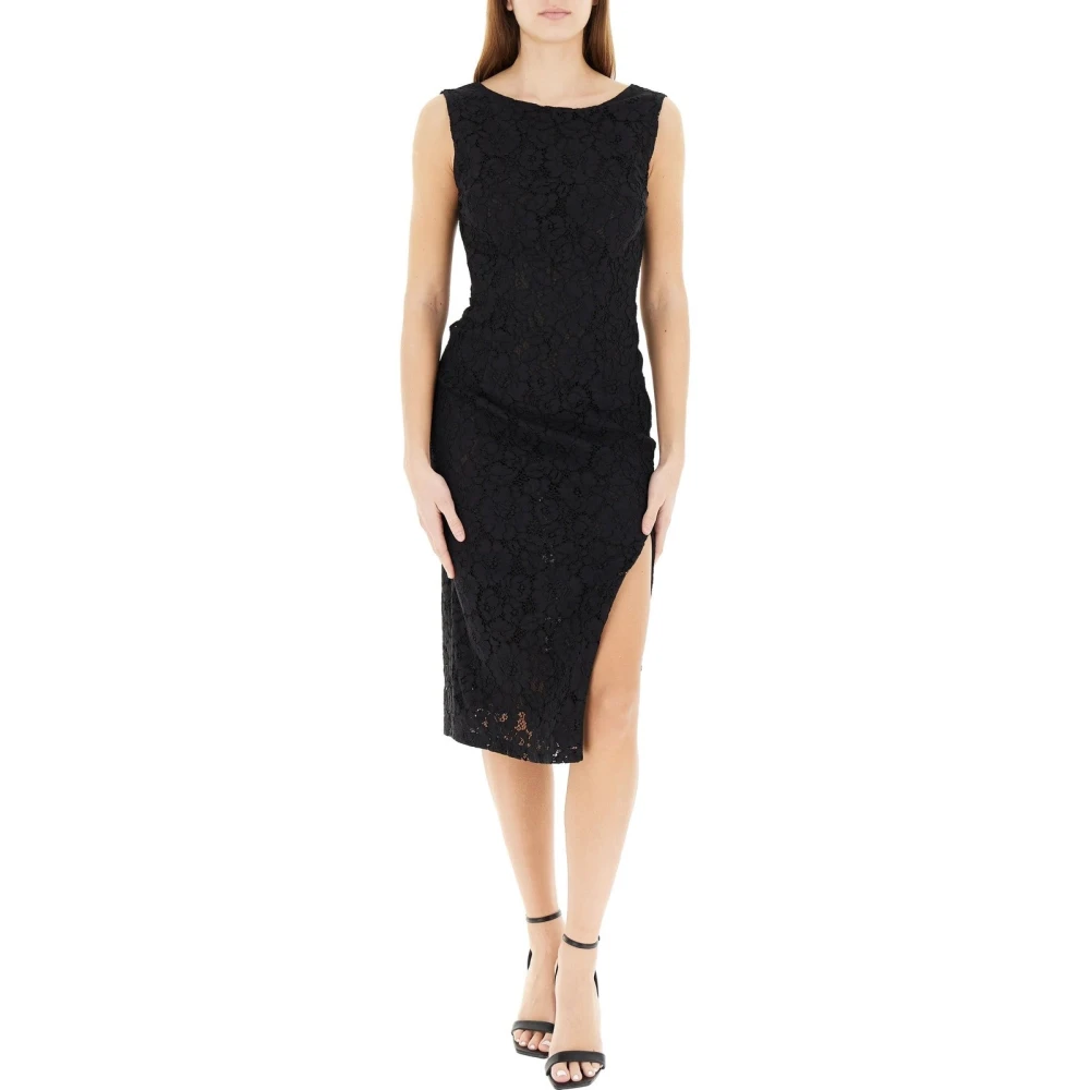 Pinko Women's Black Drupa Abito Pizzo Rebrode - Party Dresses - S - Dresses
