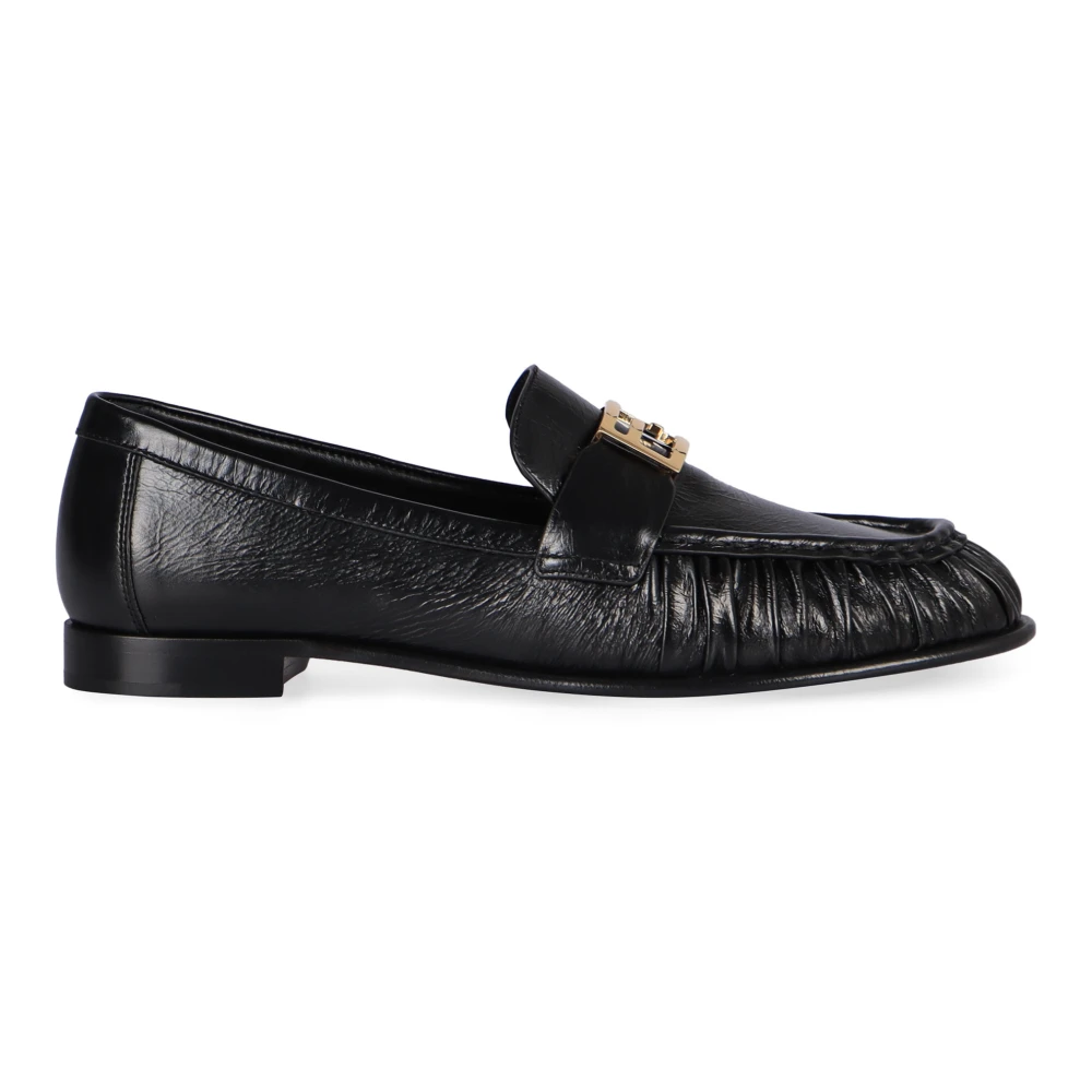 Fendi Women's Black Loafers, 3 Uk, Baguette