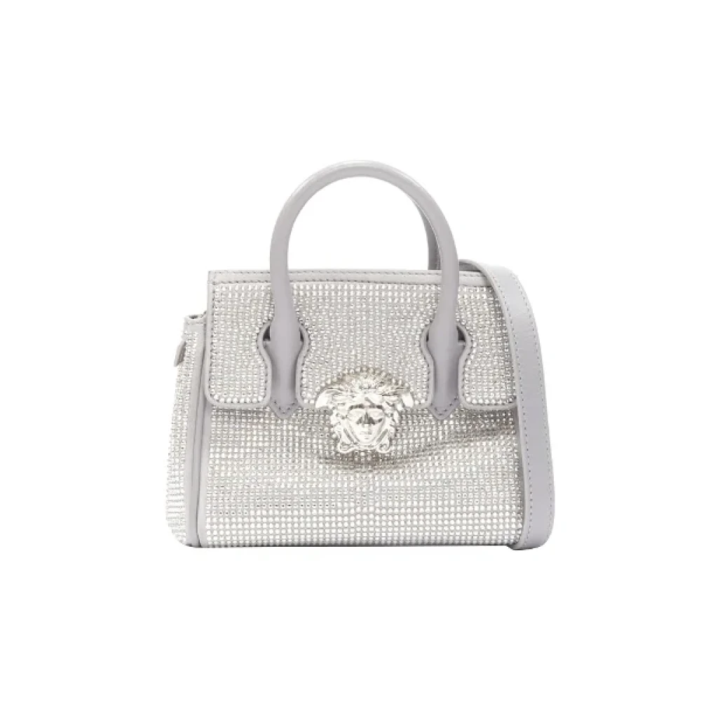 Versace Leather crossbody-bags Gray Dames