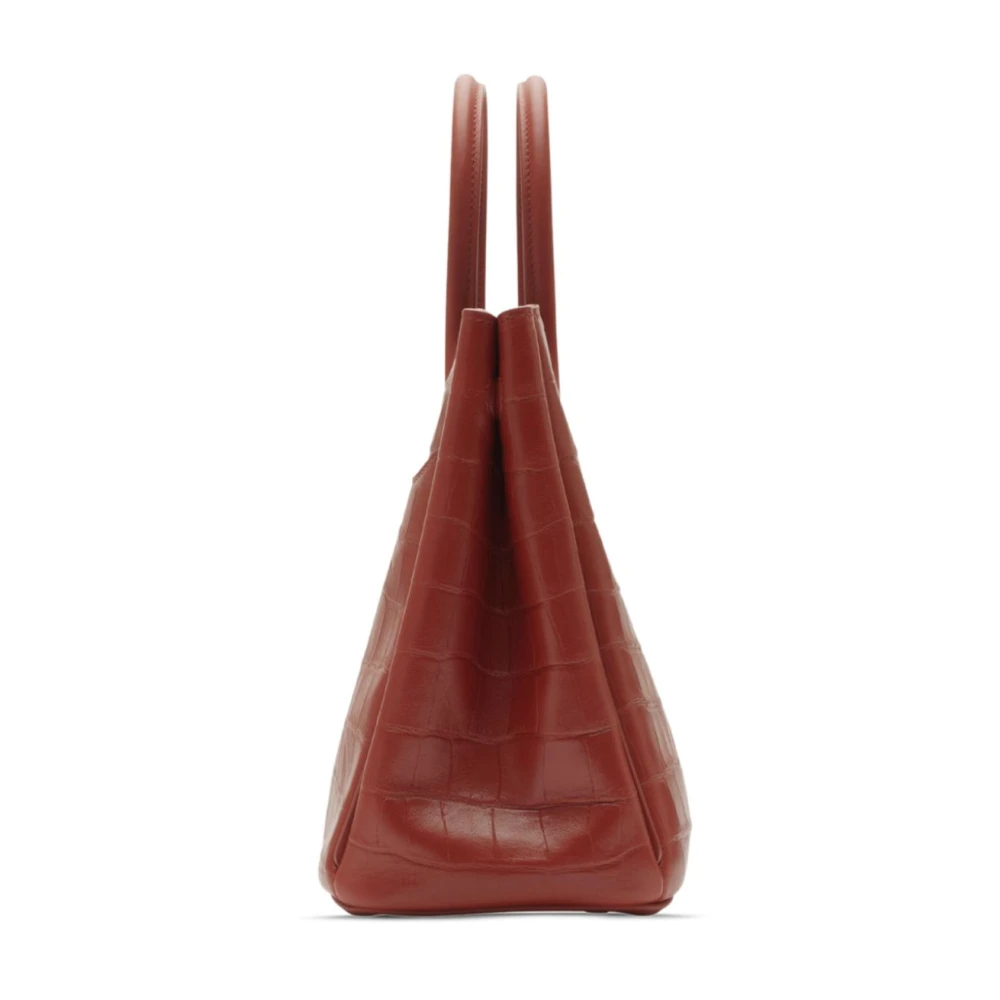 Burberry Rode Rocking Horse Tote Tas Red Dames