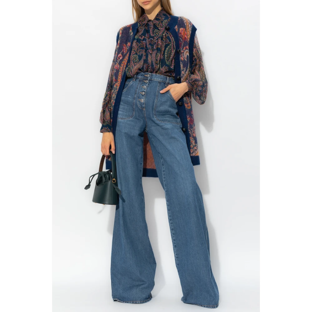 ETRO High-waisted jeans Blue Dames