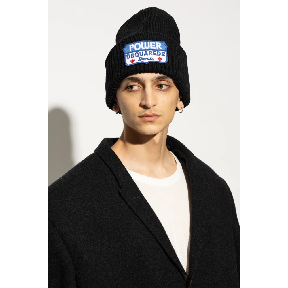 Dsquared2 Pet met logo Black Heren