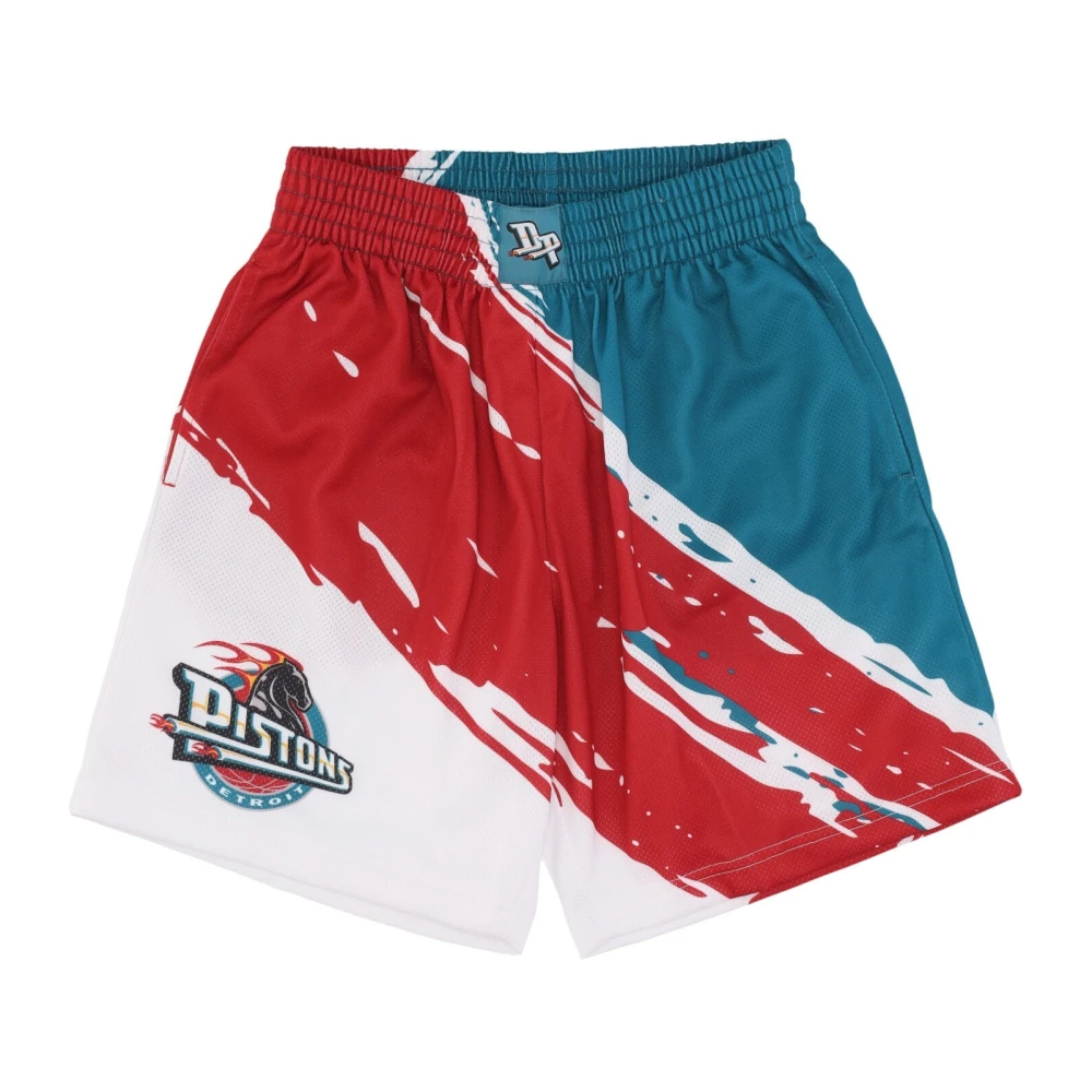 Mitchell & Ness Detroit Pistons Basketbalshorts Multicolor Heren