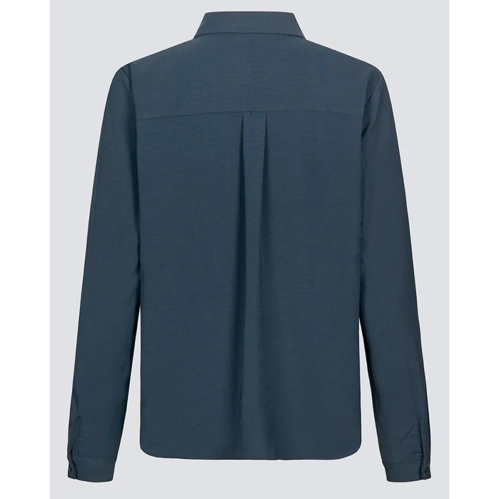 Modström Elegante Blouse Lange Mouw Ossa Blue Dames