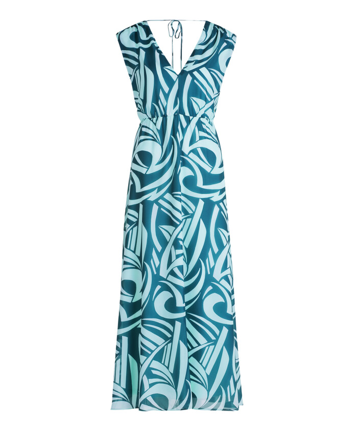 mouwloze-chiffonjurk