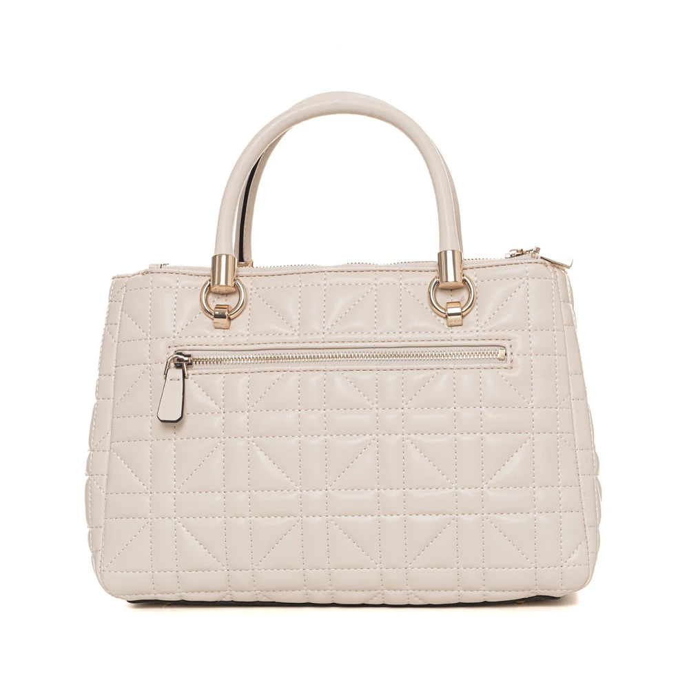 Guess Gewatteerde Medium Tas met Afneembare Band Beige Dames