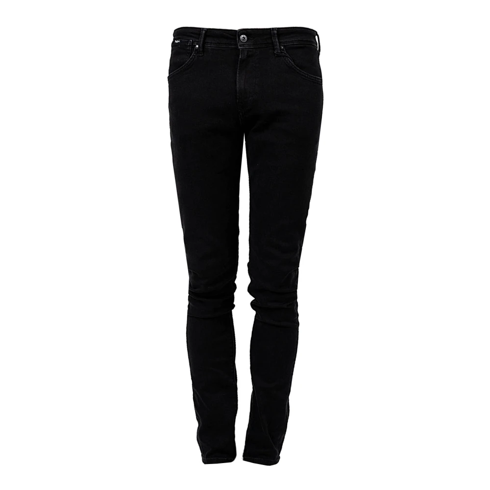 Pepe Jeans Slim-fit Jeans med MID Waist Black, Herr