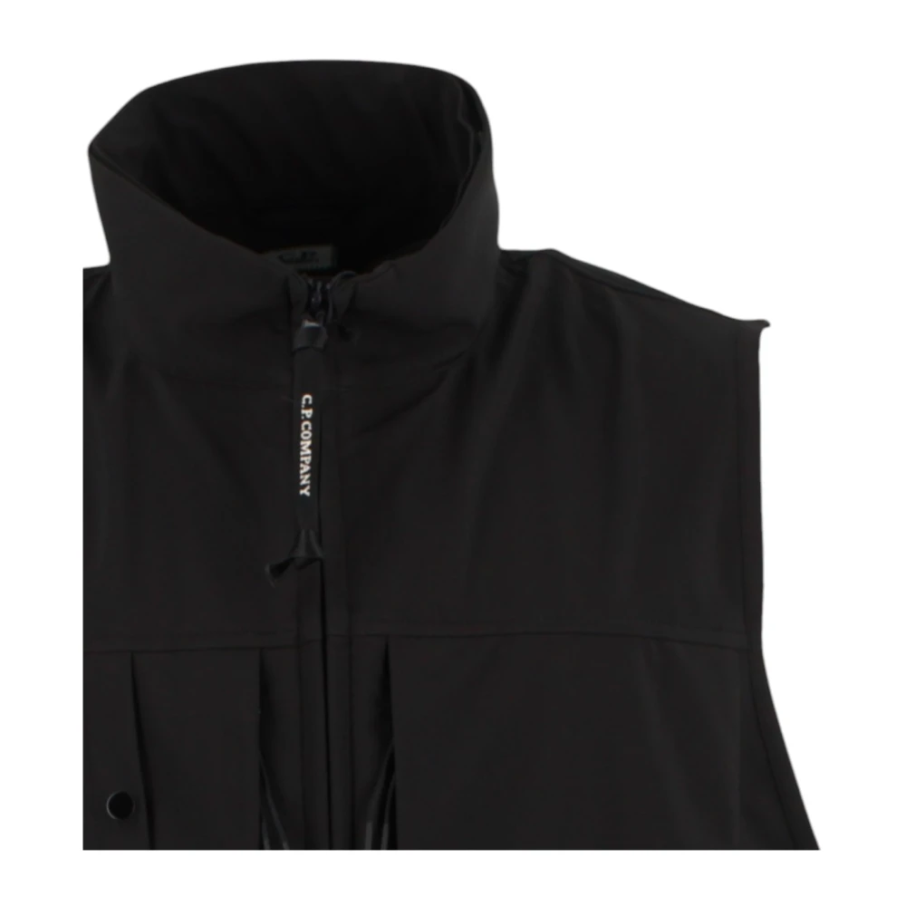 C.P. Company Zwarte Jassen voor Mannen Black Heren