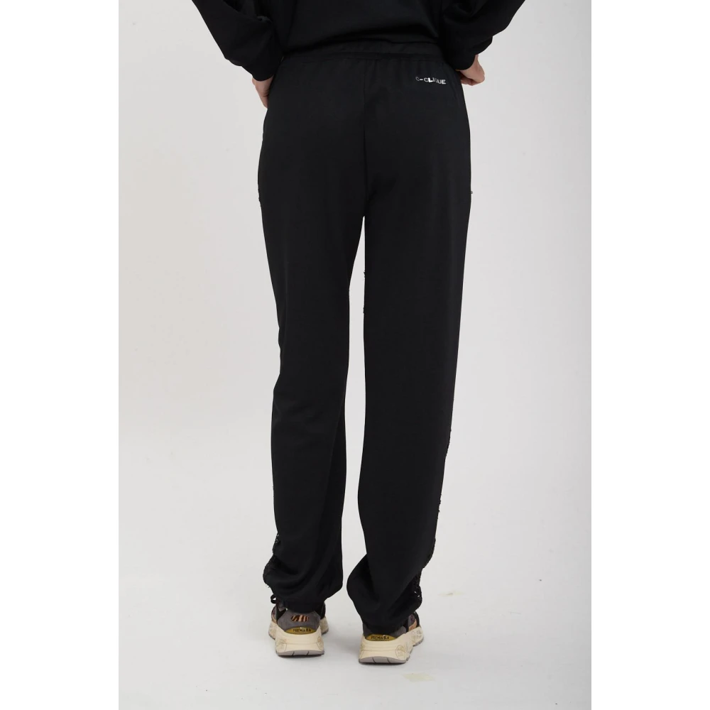 pinko Interlock Joggingbroek Black Dames