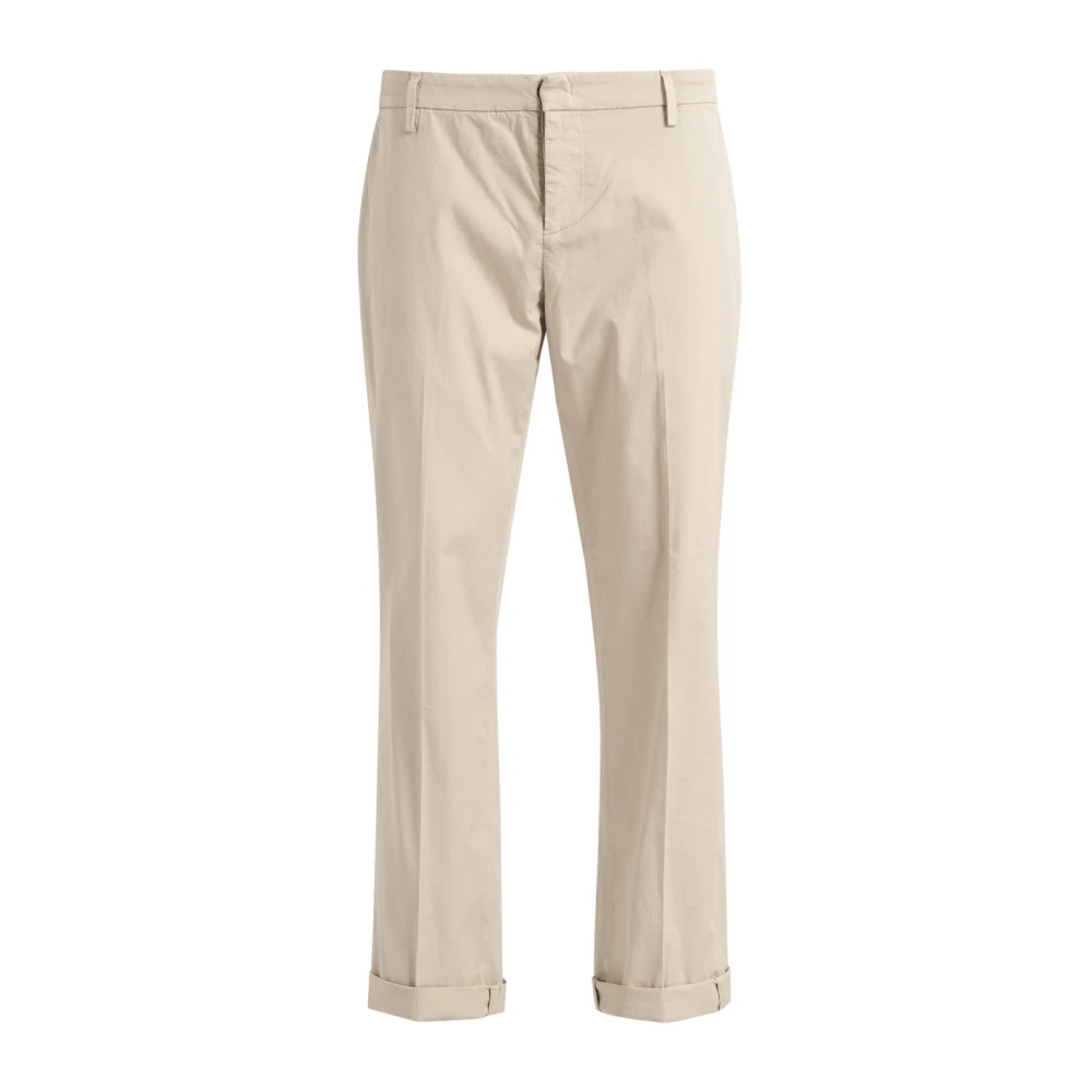 Dondup Herr Beige Byxor W32, Regular Chino Gaubert Relax