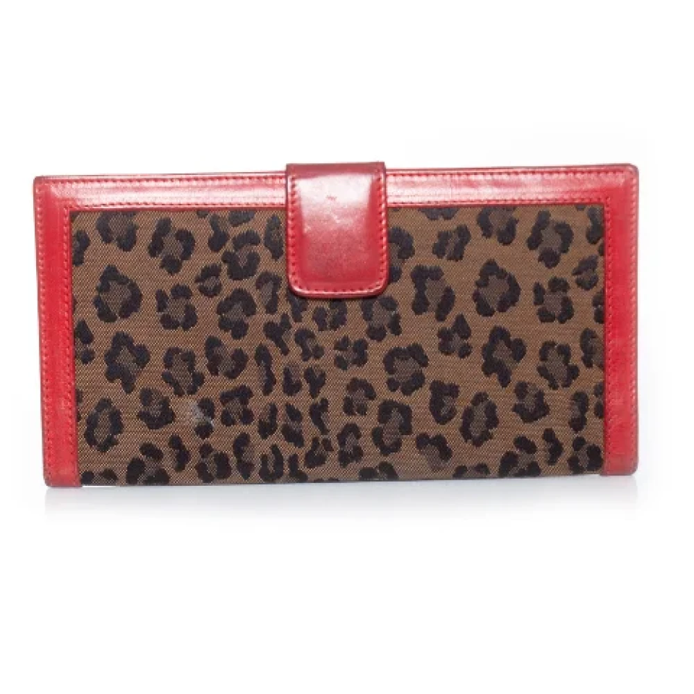 Fendi Vintage Pre-owned Leather wallets Brown Dames