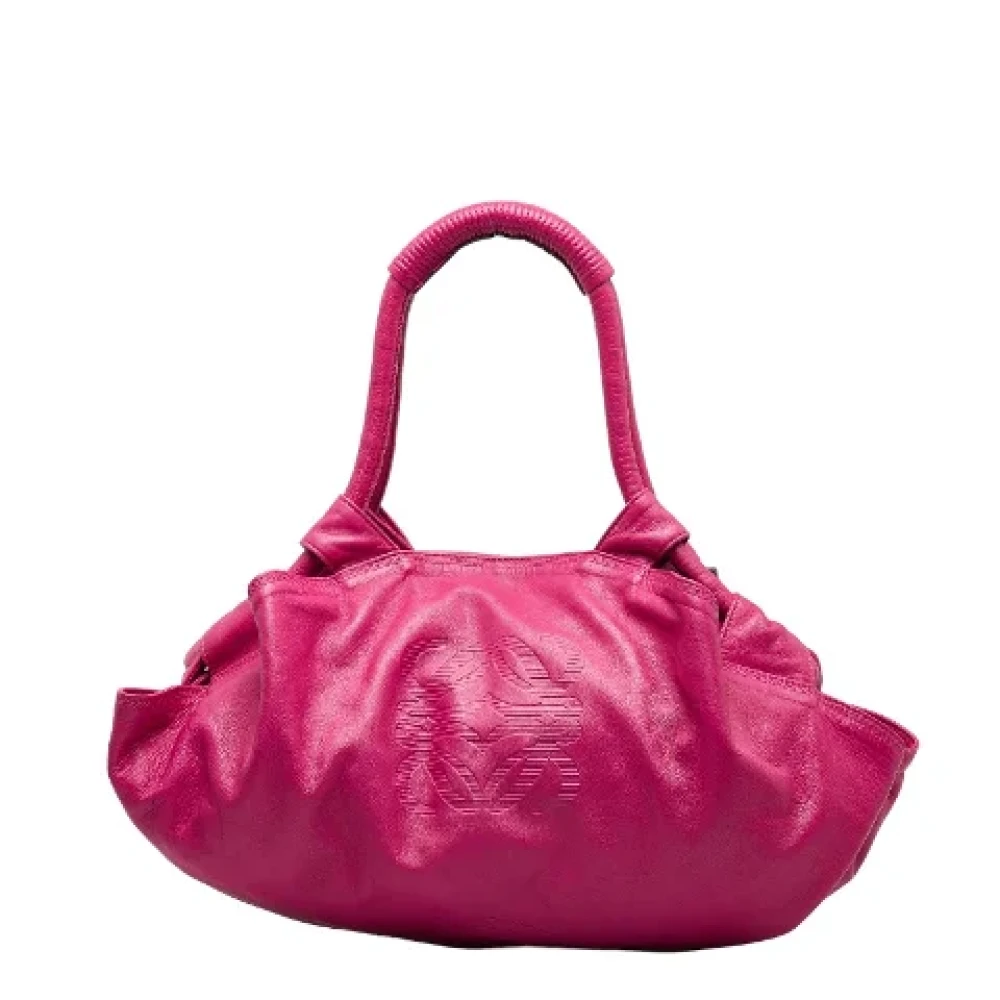 Loewe Pre-owned Leather handbags Pink Dames