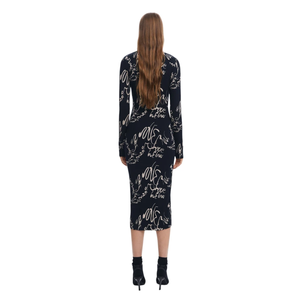 Desigual Lange Jurken Collectie Lente Zomer Black Dames