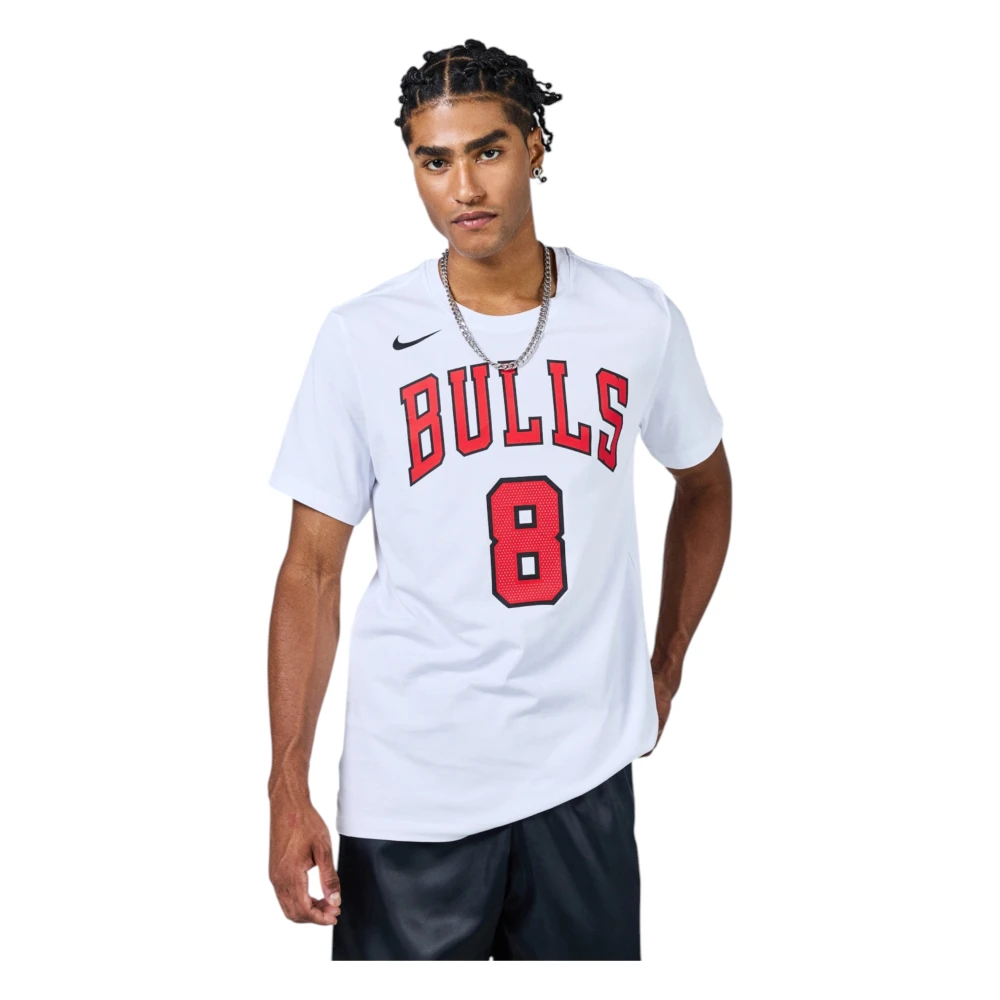 Jordan Chicago Bulls T-shirt Bomull White, Herr