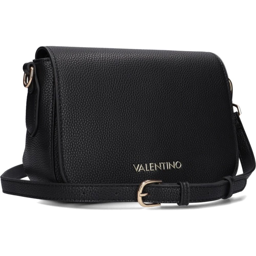 Valentino , Cross Body Bags, Female, Black, One Size, Black Flap Bag For Stylish Women