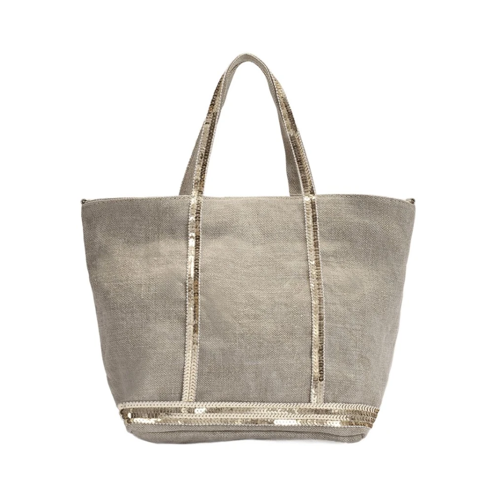 Vanessa Bruno Women's Gray Cabas S Zipped Tote - Shopping Bags - One Size - Bags