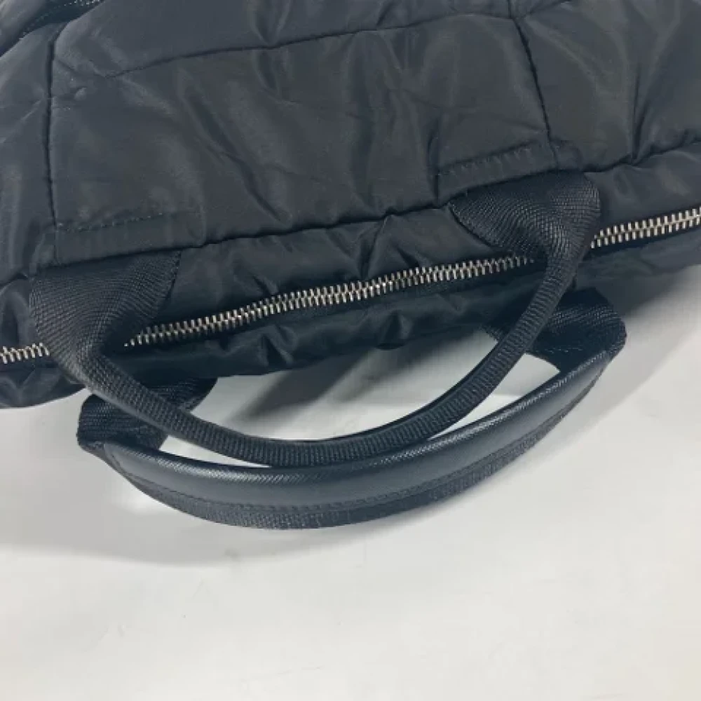 Prada Vintage Pre-owned Nylon handbags Black Dames
